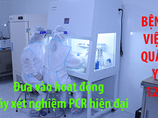 VIDEO Bệnh viện Quân y 120 đưa vào hoạt động hệ thống máy xét nghiệm PCR tự động hiện đại